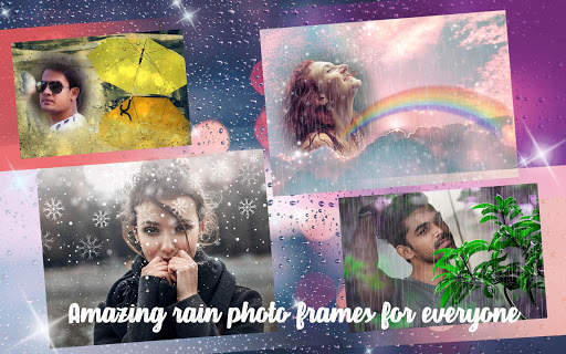 Regen Effekt Rahmen für Fotos screenshot 8