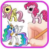 How To Draw My Little Pony And Unicorn logo