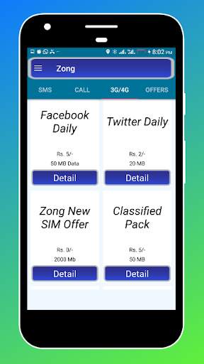 All Network Packages 2019 : Pakistan sim Packages screenshot 5