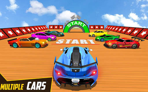 Mega Ramp Car Ultimate Races:Free Impossible Stunt स्क्रीनशॉट 2