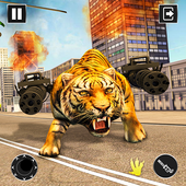 Lion Transform Robot Shooting icon