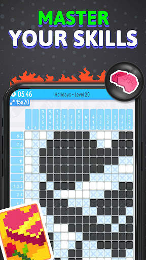 Nonogram Logic Pic: Pictogram screenshot 5