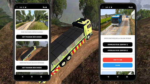 Mod Map Offroad Bussid screenshot 2