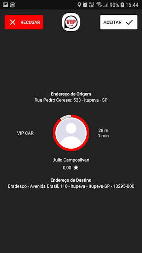 Vip Car - Motorista screenshot 2