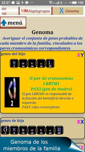 QUIS. Genética familiar. screenshot 8