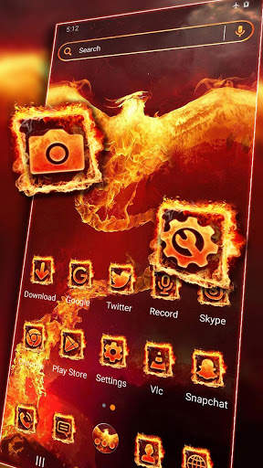 Fire Phoenix Theme screenshot 3