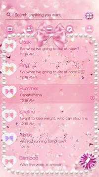 GO SMS PINK DIAMOND THEME screenshot 2