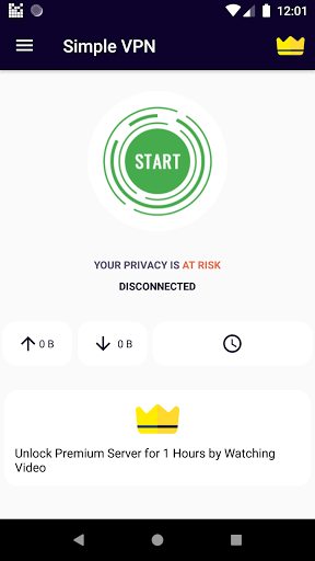 SimpleVPN - protect your internet connection screenshot 1