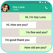fake chat with soy luna prank icon