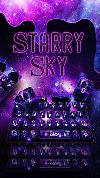 Starry Sky Night Keyboard screenshot 2