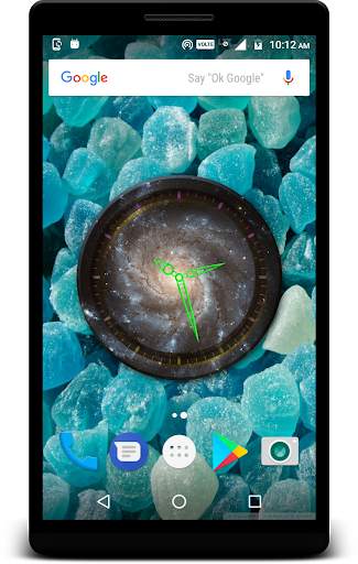 Galaxy Clock Live Wallpaper screenshot 5