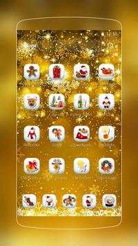 Gold Christmas Heart Theme screenshot 2