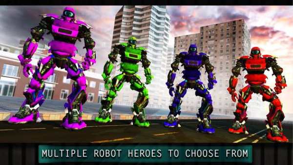Future Flying Robot City Wars screenshot 8