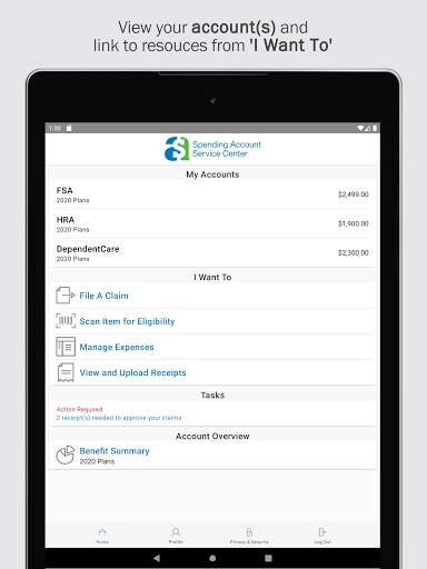Spending Account Mobile Center screenshot 5