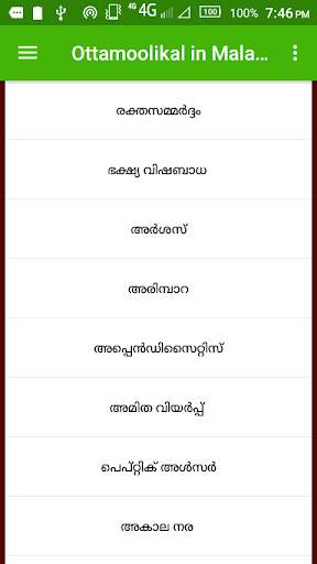 Ottamoolikal in Malayalam screenshot 2