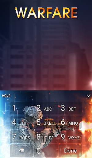Warfare Animated Keyboard   Live Wallpaper screenshot 5