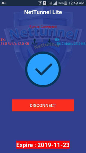 Nettunnel lite screenshot 2