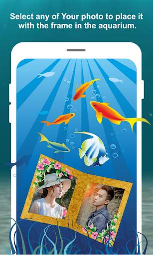 Dual Photo Aquarium Wallpaper screenshot 1
