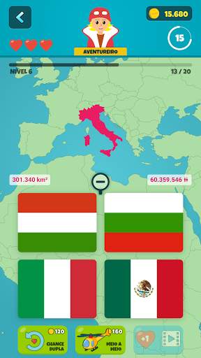 Bandeiras 2: Geografia Quiz screenshot 4