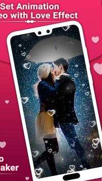 Love Photo Effect Video Maker With Music Bit 3 تصوير الشاشة