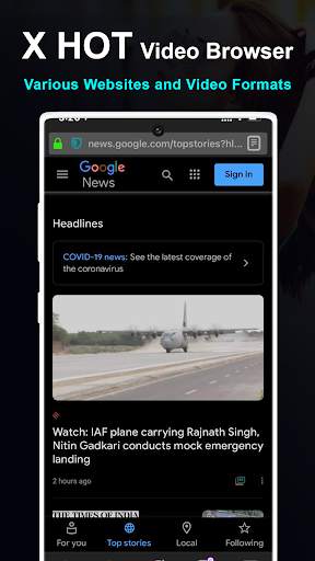 X Video Browser - Fast & Secured Browser screenshot 4