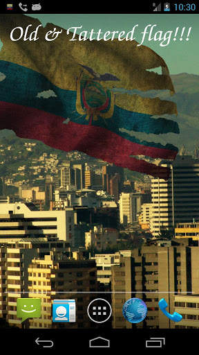 Ecuador Flag Live Wallpaper screenshot 6