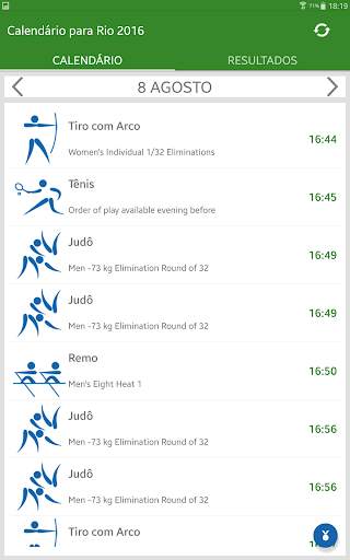 Calendário para Rio 2016 screenshot 10