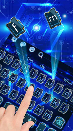 Neon Technology Keyboard screenshot 2