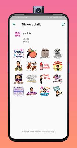 Stickers de Saludos para WAStickerApps Gratis screenshot 1