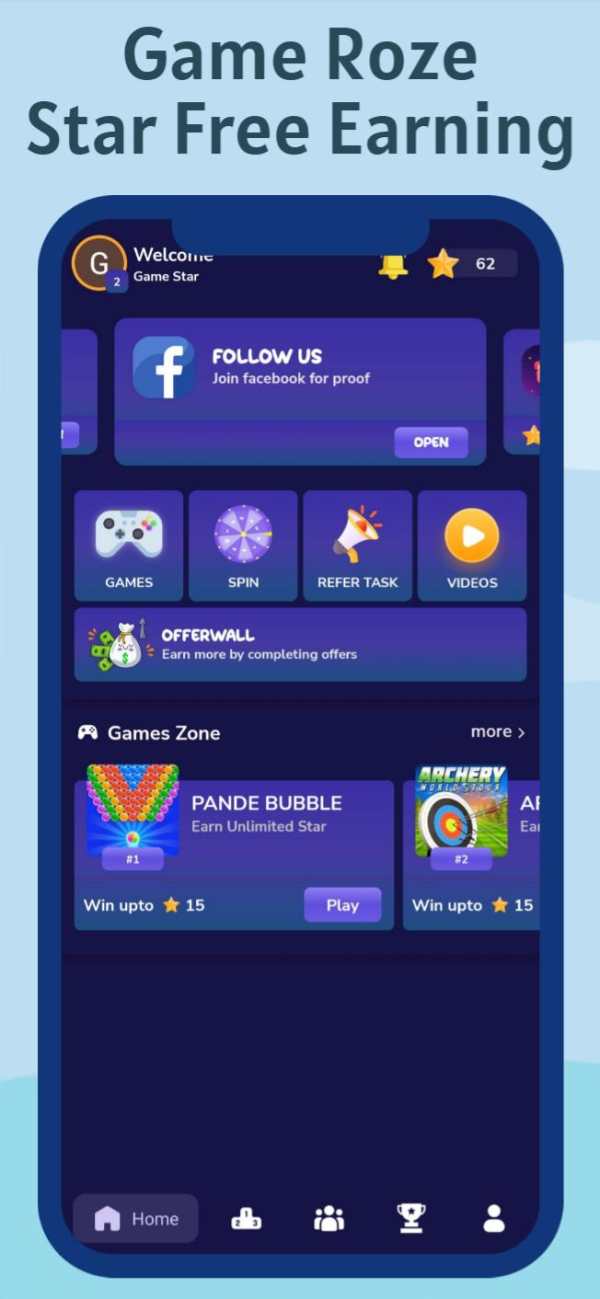 Game Roze - Earn Money App स्क्रीनशॉट 1