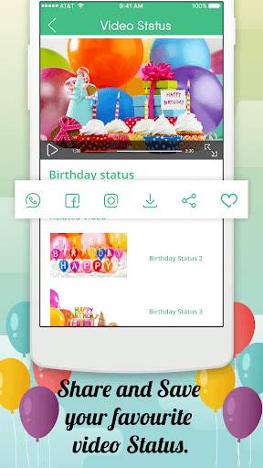 Birthday Video Songs Status - MV Video Maker screenshot 5