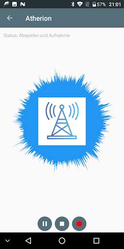 Radio player recording Radio Stream – Atherion screenshot 2