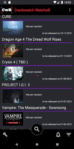 🎮Crackwatch-WatcheR: Crack Status,PC Games☠ screenshot 3
