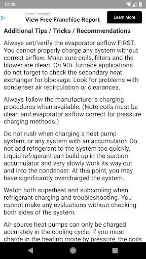 Refrigerant Troubleshooting screenshot 3