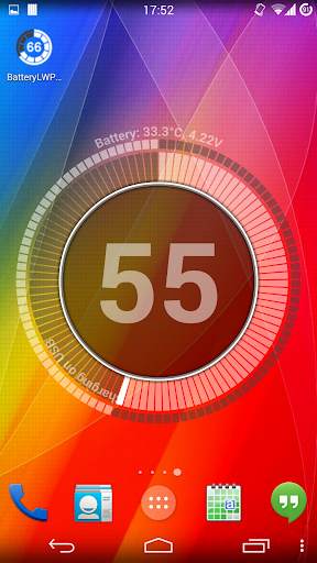 Battery LiveWallpaper HD screenshot 1