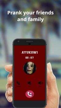 Ayuwoki Fake Call Prank screenshot 1