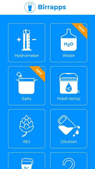 Birrapps - App for homebrewers screenshot 1