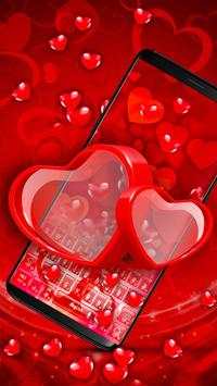Romantic Love Heart Keyboard screenshot 3