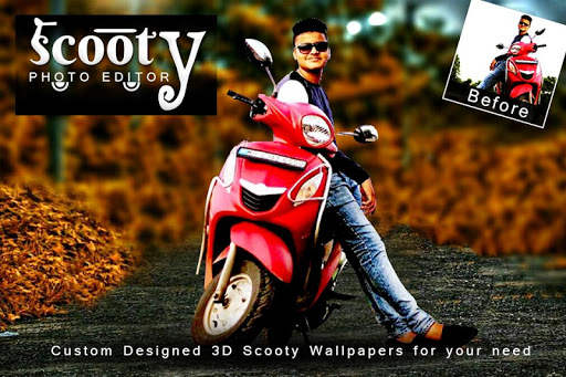 Scooty Photo Editor - Scooty Photo Frame screenshot 5