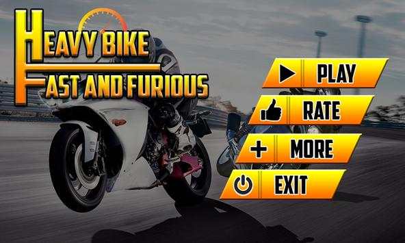 Fast & Furious Heavy Bike Game screenshot 1