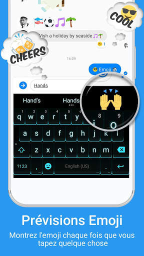 Clavier Emoji - AZERTY Clavier, Emoji, Gifs screenshot 4