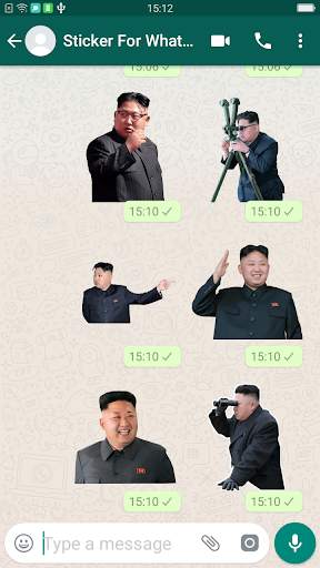 Kim Jong-un Stickers For Whatsapp screenshot 4