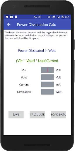 LM317 Calculator : Calculate V screenshot 2