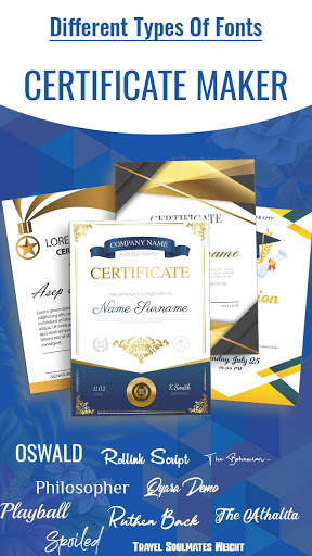 Certificate Maker Templates and Design screenshot 3