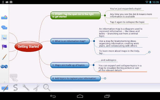 Mindjet Maps for Android screenshot 7