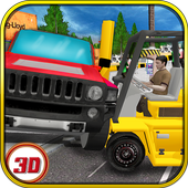 Real Car Forklift simulator 3D icon