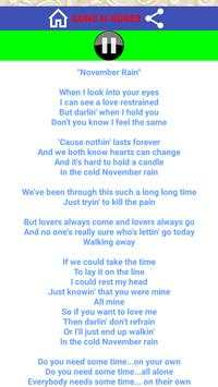 November Rain Songs screenshot 2