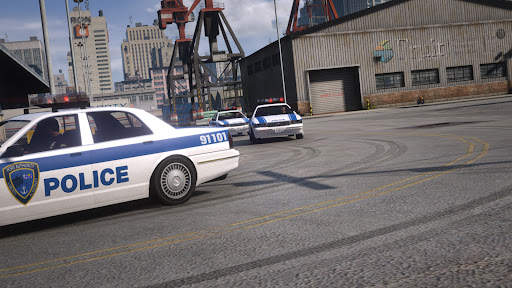 Mengemudi mobil polisi screenshot 2