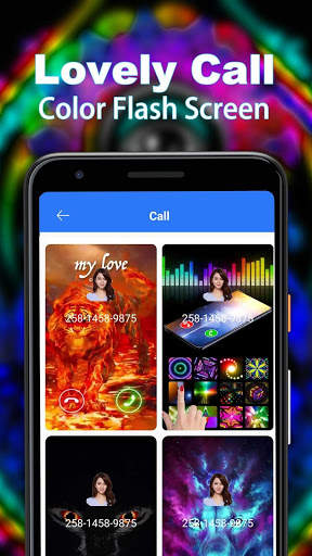 Lovely Call Color Flash Screen screenshot 4