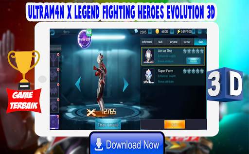 Ultrafighter3D : Ultraman X Legend Fighting Heroes screenshot 2